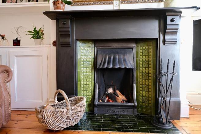 Ornate fireplace