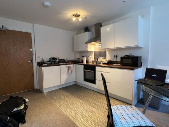 Open Plan Kitchen Living and Bedroom