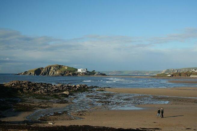 View of Bantham to Burgh Island
