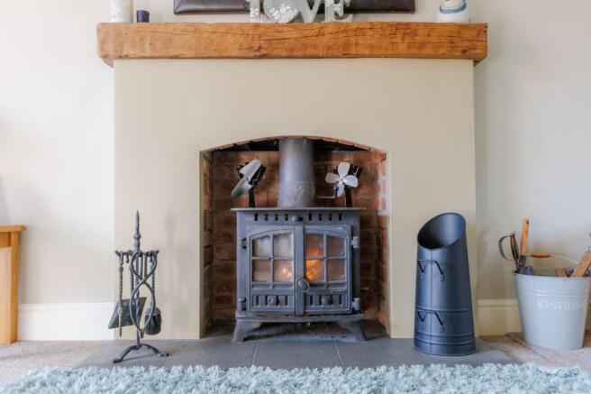 Log burning stove
