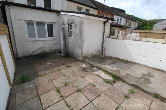 Private paved outdoor space for socialising...