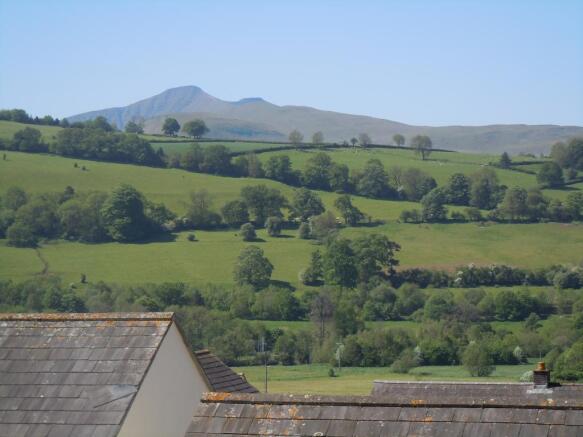 Views towards the Brecon Beacons