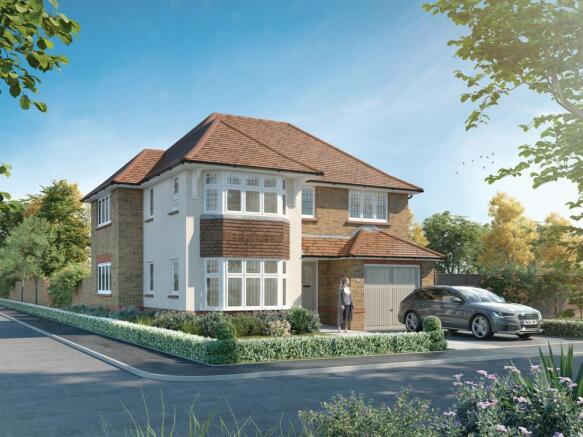 External CGI in render of the Overton, a 4 bedroom house