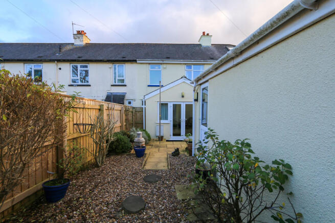 Rear of property