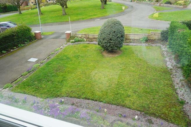 Front driveway...
