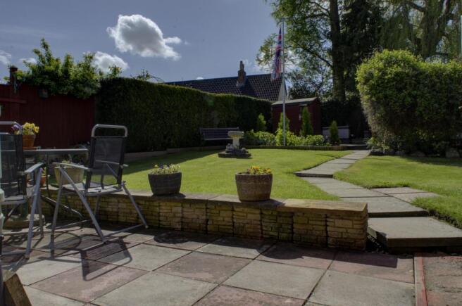 Garden and patio