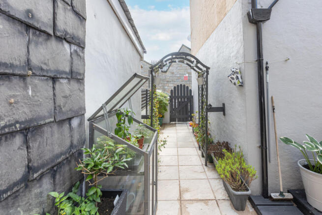 Paved Garden Patio Area