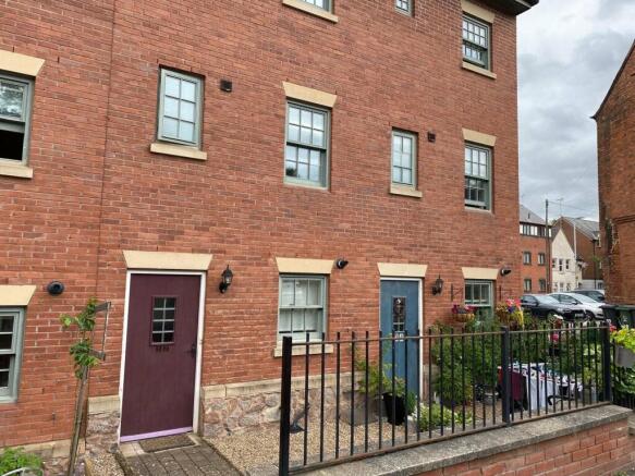 Rear of property