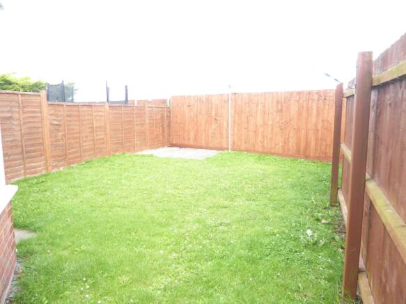 Enclosed rear garden