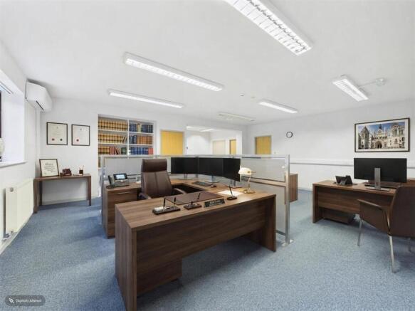 Digitally Altered Office Space