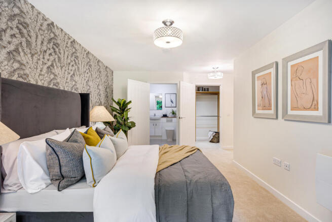 Typical master bedroom