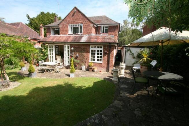Rear of property