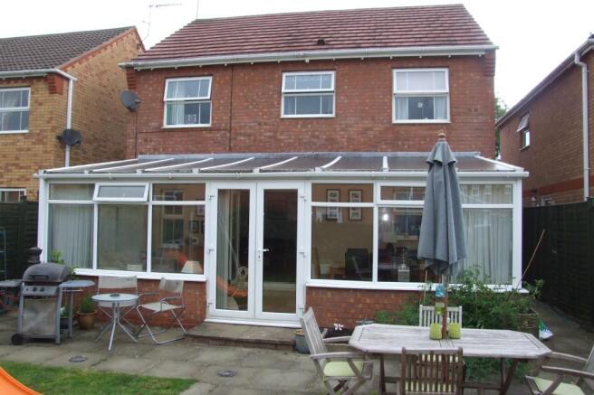 Rear of property