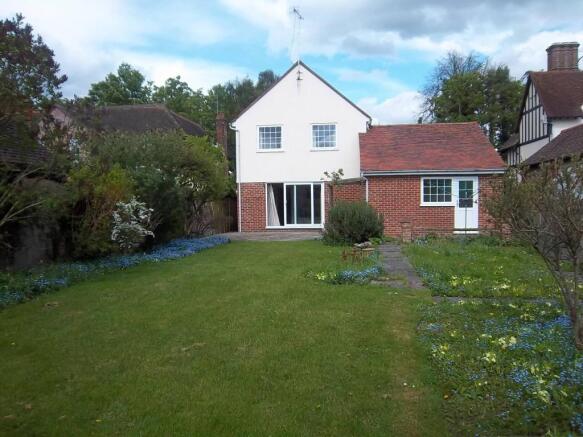Rear of property