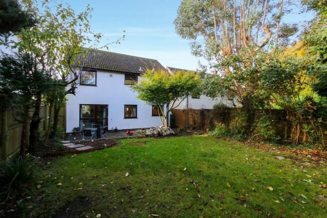 Rear of property