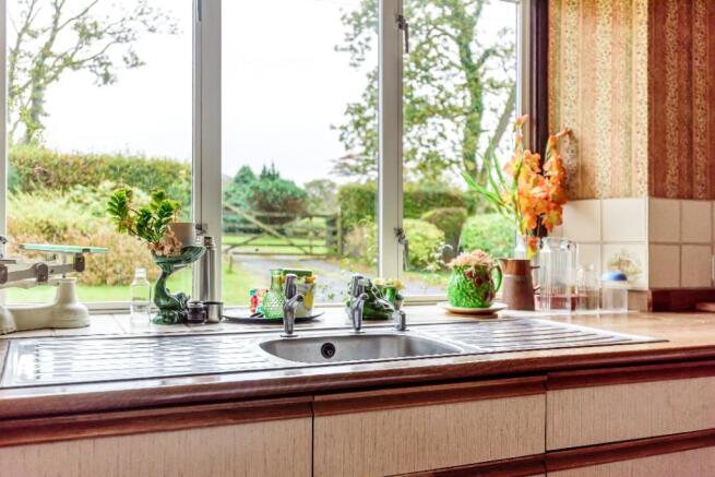 Kitchen sink view