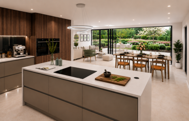 CGI Living/dining/kitchen