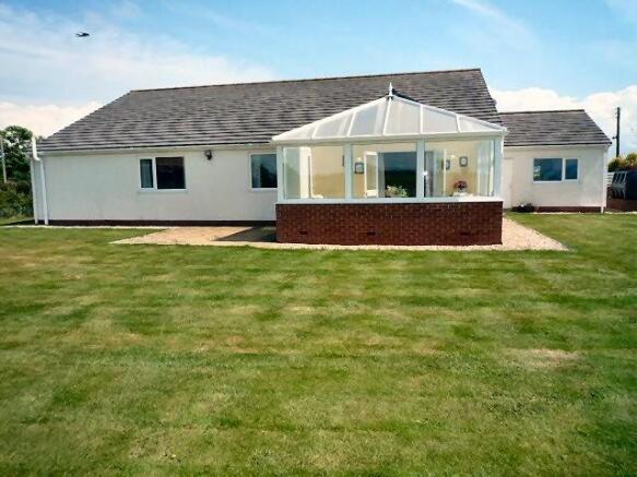 Rear of property