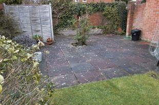 Paved Garden Area