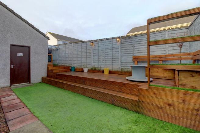 Rear Garden And Decked Area