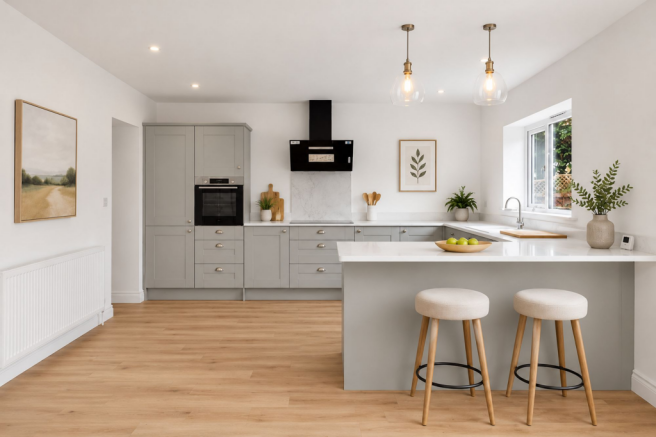 Staged Kitchen