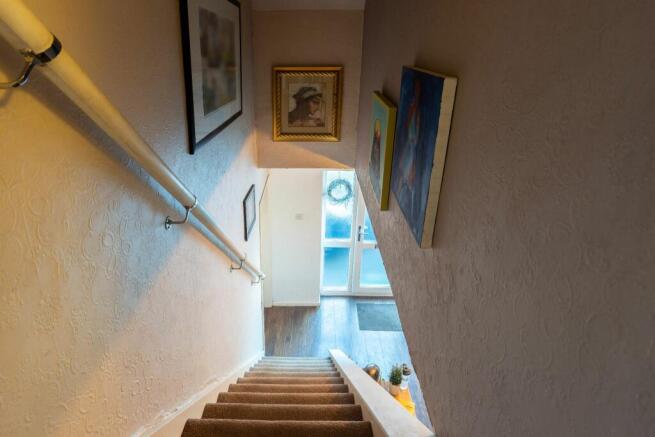 Stairs to the entrance hall