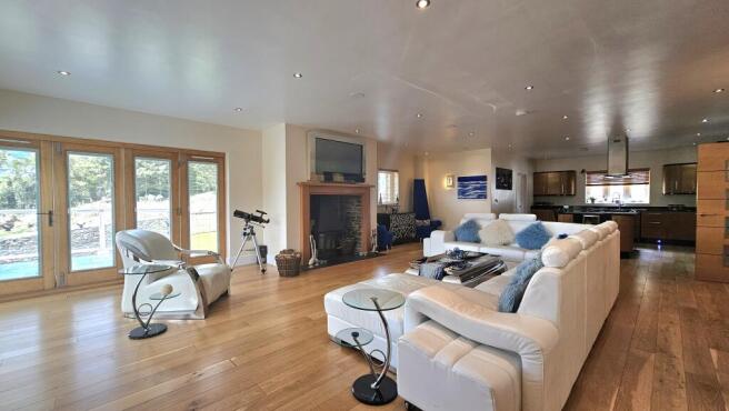 Open plan living area