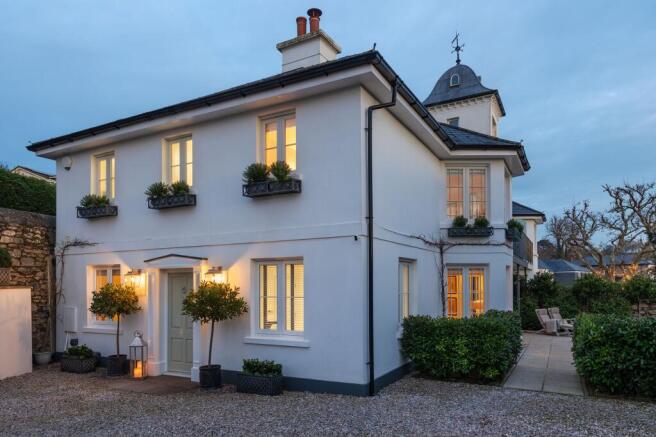 Hill House, Stoke Gabriel_Twilight