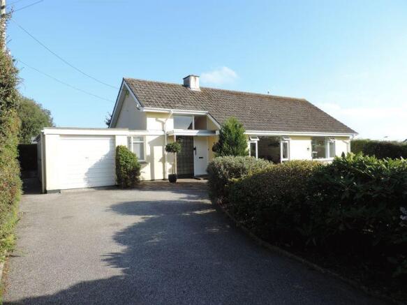 Front, garage and