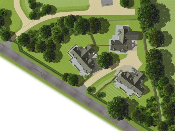 Reynolds Court - Site plan - Plots 1-3.