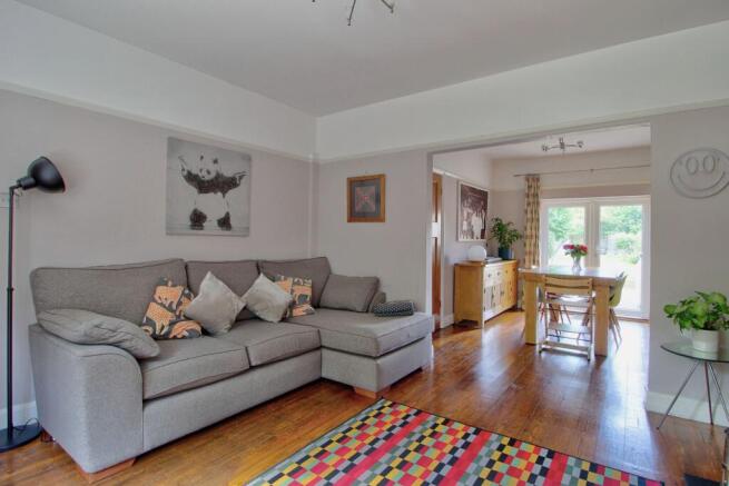 Living room with view to the garden