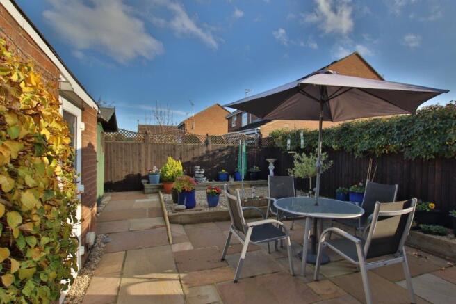 BLENHEIM DRIVE, BREDON, BACK GARDEN