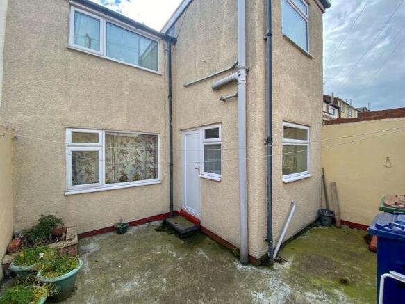 Rear of property