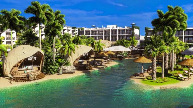 Luxury Garden Studio Apartment 35 m2 with Communal Swimming Pool Image 3 3