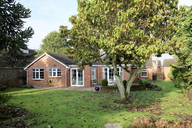 Rear of property