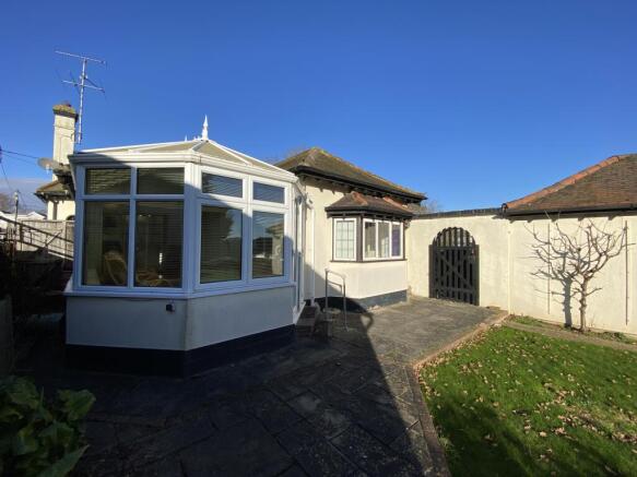 back of bungalow