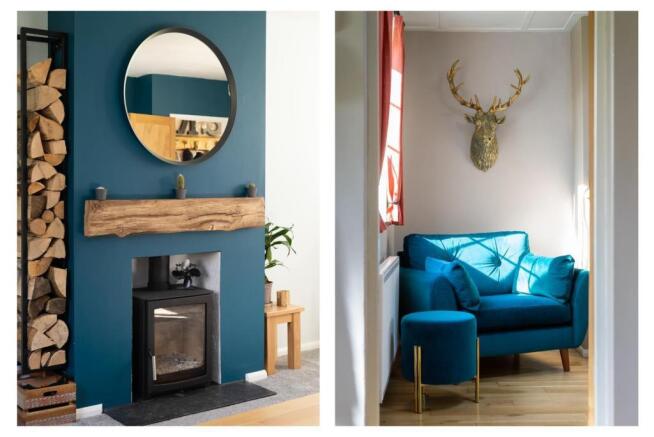 Living room features