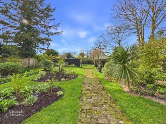 West Facing Rear Garden