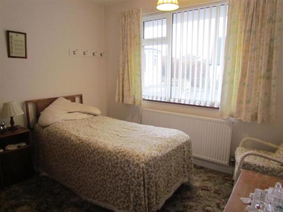 The ground floor bed