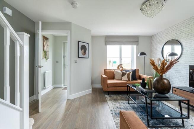 Sociable space leading through to the kitchen