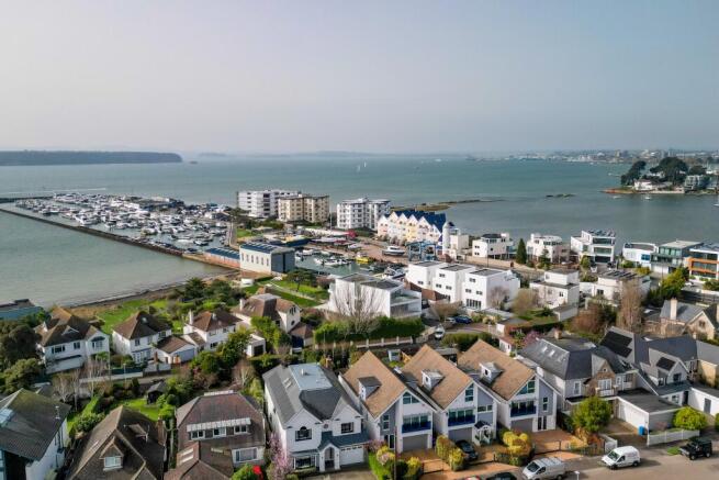 Drone harbour shot