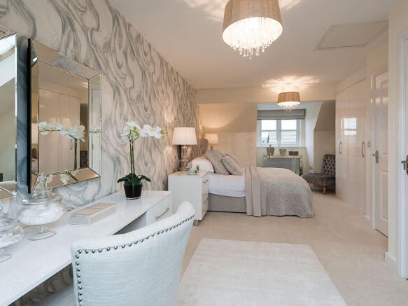 Beautiful master bedroom with en-suite