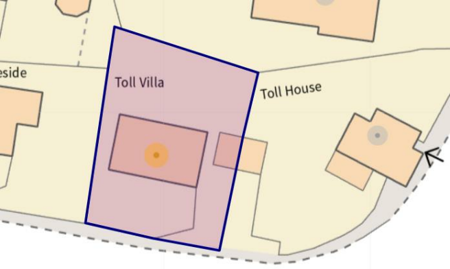 Toll Villa site plan