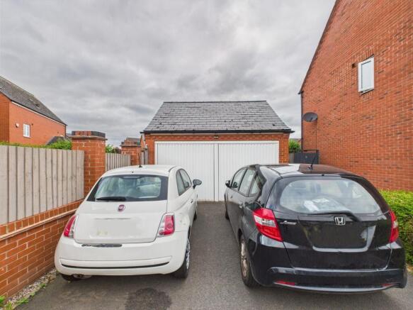 driveway and double garage