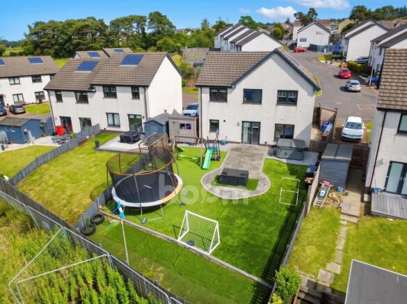 Auldlea Gardens, Beith rear garden one