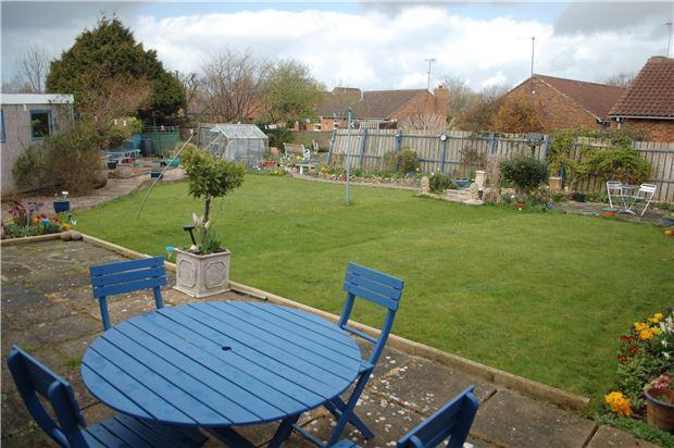 Rear garden and patio