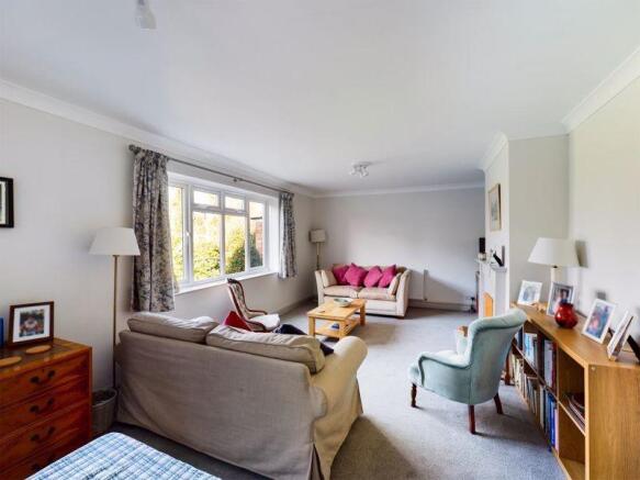 Sitting room, window on left