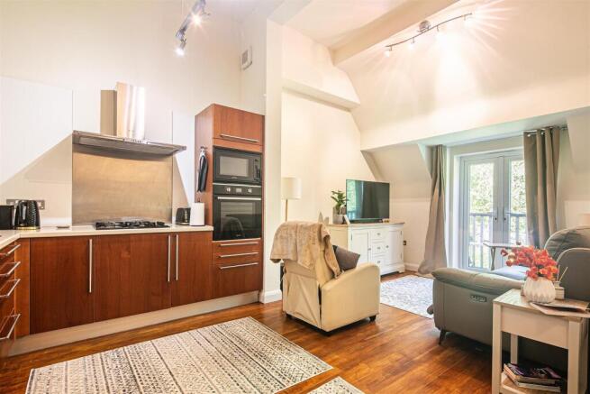 Living room and kitchen combined