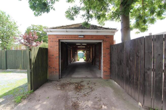 Rear Garage