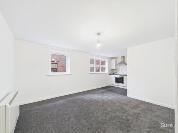 Living Area and Kitchen